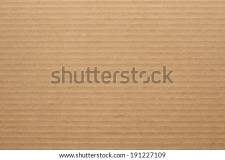 Corrugated Cardboard Texture Royalty-Free Stock Photo #191227109
