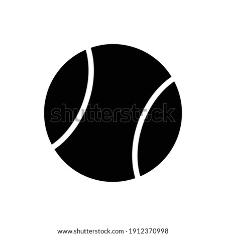 Ball icon. Table tennis icon. simple design editable. Design template vector