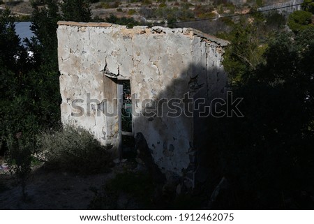 a ruin in the province of Alicante, Spain