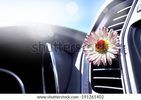 air-conditioning in the car Royalty-Free Stock Photo #191261402