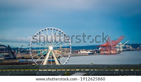 ferris wheel in Seattle Washington