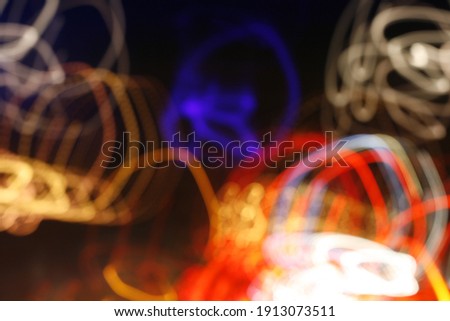 dark colored abstraction defocused lights. bokeh.  contemporary art. background