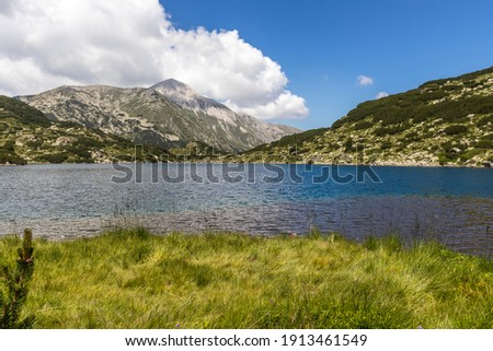 Amazing landscape of Fish Banderitsa lake at Pirin Mountain, Bulgaria