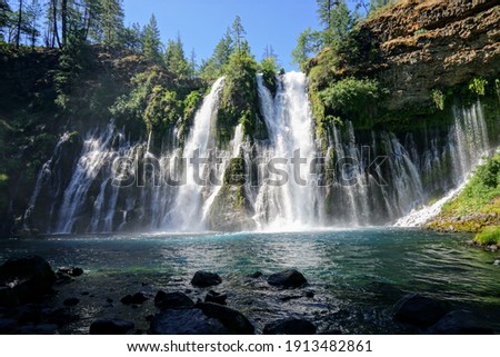 Magnificent Burney Falls in Shasta County, California