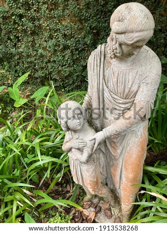 Mother Guardian Statue in Garden