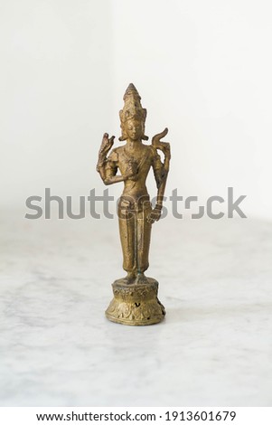 The vintage goddess statue for home decoration