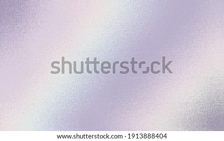 Holographic texture. Rainbow foil. Iridescent, background. Holo gradient. Hologram shine effect. Pearlescent metal sparkly surface for design prints. Pastel color. Glitter silver soft tones. Vector Royalty-Free Stock Photo #1913888404