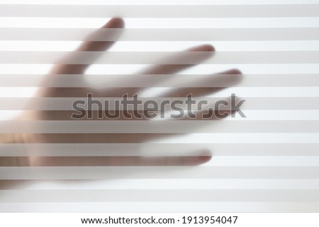Shadow hand and frosted glass thick film for reduces visibility across, Toilet wall sticker bathroom decoration, Office films privacy for bathroom Office meeting room.