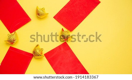 Lunar new year  Chinese New year  Vietnamese Tet Holiday still life concept photo  