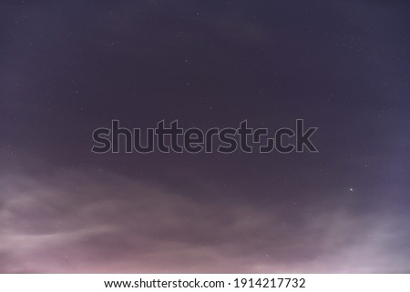 Star  Arcturus  in the foggy night.