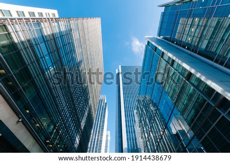 Generic view of Modern Skyscrapers in London