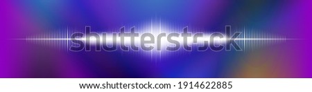 Futuristic abstract banner. Symmetrical glowing diagram. White rays on a colored textured background. Clipping mask. EPS10