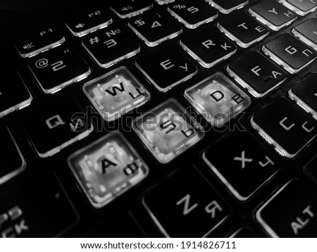 closeup shot of computer keyboard

