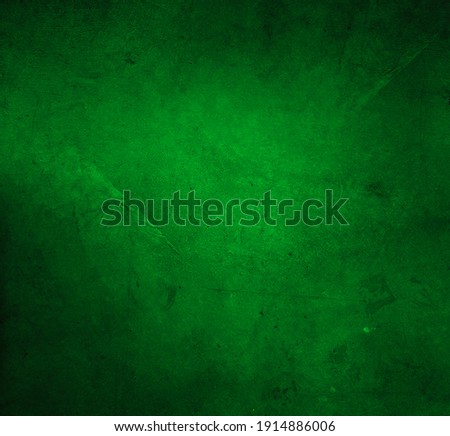 Closeup of green concrete wall