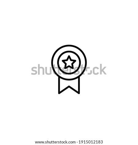Medal icon vector for computer, web and mobile app  Royalty-Free Stock Photo #1915012183