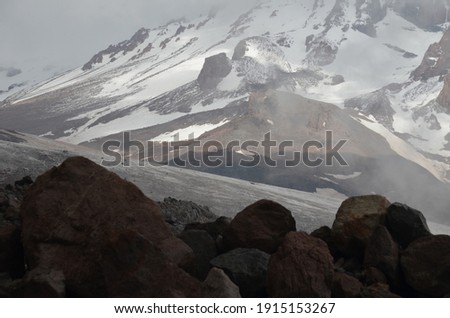 Mount Kazbek in country Georgia