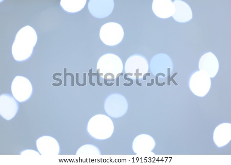 Beautiful blurred lights on bright background, bokeh effect