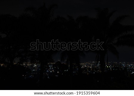 The city of San Jose in Costa Rica at night