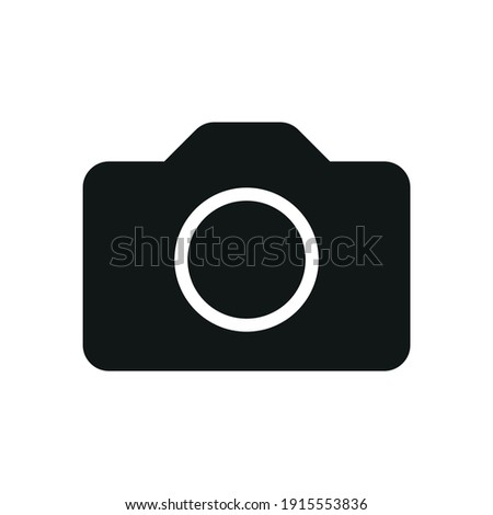 Camera icon for graphic design projects Royalty-Free Stock Photo #1915553836