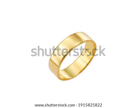 yellow gold fashion ring photo Royalty-Free Stock Photo #1915825822