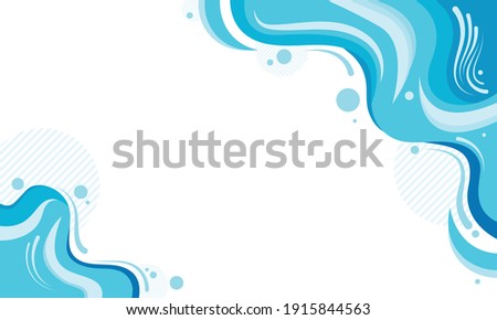 Abstract fluid shape modern background for banner.Vector illustration