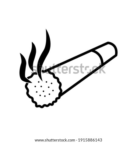 Smoking icon vector symbol illustration
