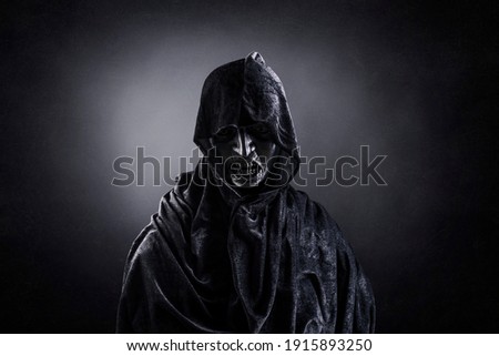 Angry ghost in the dark Royalty-Free Stock Photo #1915893250