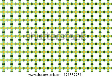 Vector illustration of seamless pattern letter M background template. At the bottom, there is a book forming a cross of faith