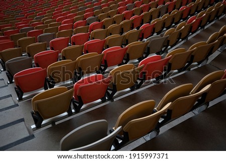 This photo was taken for Stadium amphitheater chairs in saudia arabia jeddah city in 18 Nov 2020 