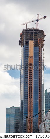 Building under construction, Toronto, Ontario, Canada