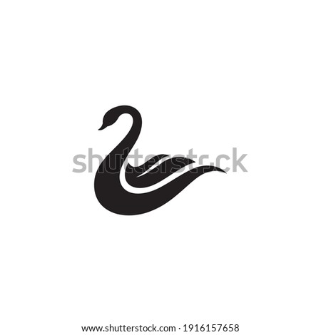 Swan Logo and Vector icon