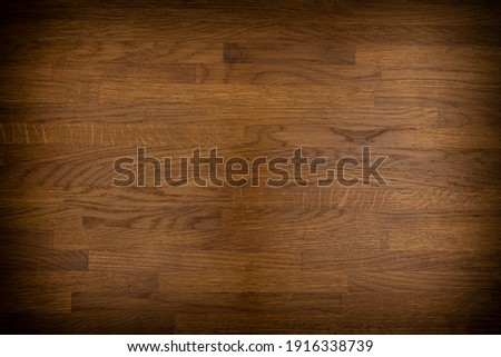 Old Wood Background. Dark brown wooden planks for background. Top view.