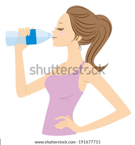 Women who drink water