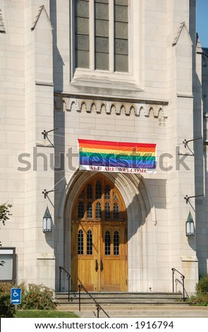 Church welcoming gay members
