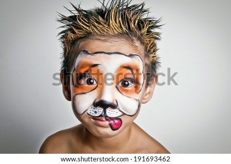 Children painted Royalty-Free Stock Photo #191693462