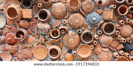Tribal clay shaker Background image, wallpaper