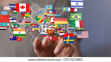 International world flag digital