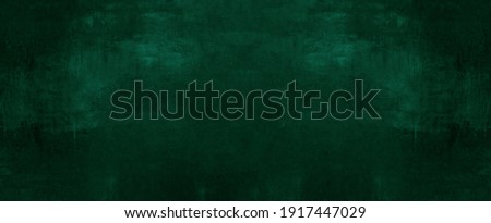 Dark abstract green stone concrete paper texture background panorama banner long, with space for text Royalty-Free Stock Photo #1917447029