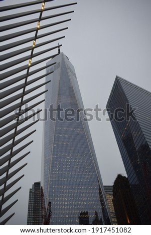 Manhattan New York Financial District Skyline