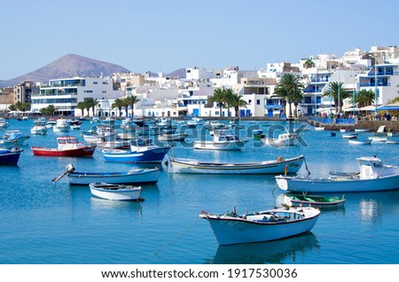 Marina in Arrecife - Lanzarote, Spain Royalty-Free Stock Photo #1917530036