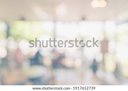 Abstract blurred light table in coffee shop and cafe with bokeh background. product display template.