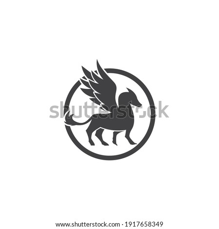 Griffin logo illustration vector design
