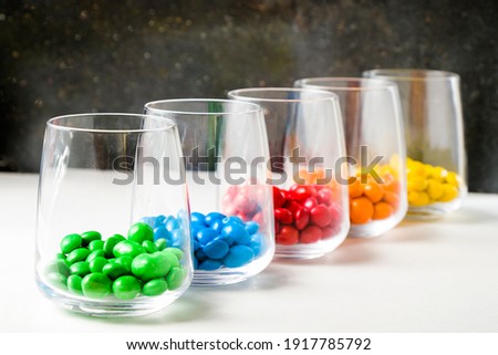 colorful candy and multicolored gradient, candy background