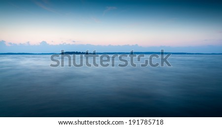 Bay at sunset, Georgian Bay, Tobermory, Ontario, Canada