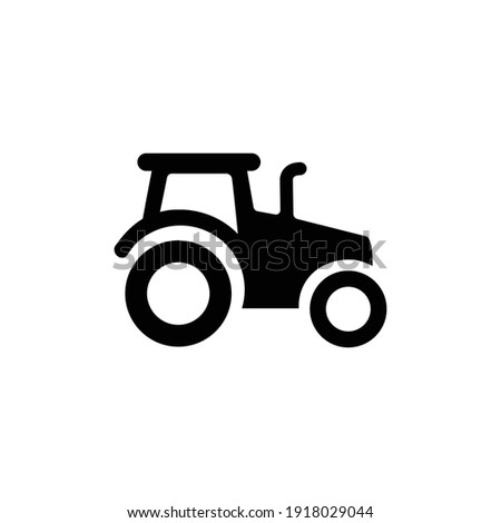 Tractor Vector Icon or Logo  Royalty-Free Stock Photo #1918029044