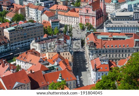 Ljubljana view, Slovenia