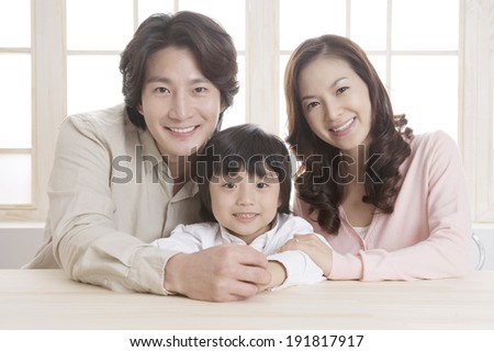 The image of Korean family