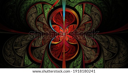 fractal, pattern, tangled, abstraction, symmetry