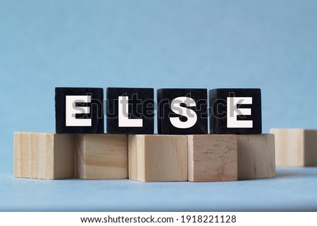ELSE. Office workplace with supplies and reports. You can use in business, marketing and other concepts. Messege of the day.
