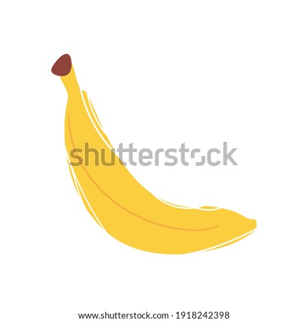 banana fruit design of healthy organic food theme Vector illustration